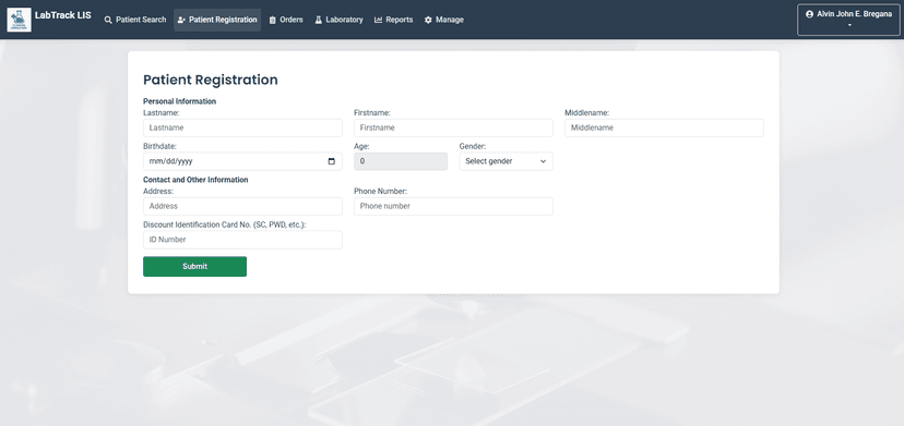 Laboratory Information System